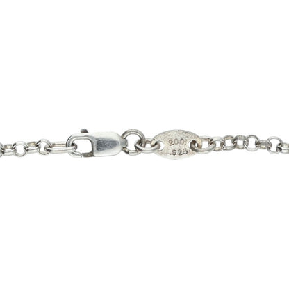 Chrome Hearts Roll Chain Silver Necklace Size 20 Inch