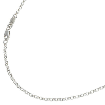 Chrome Hearts Roll Chain Silver Necklace Size 24 Inch