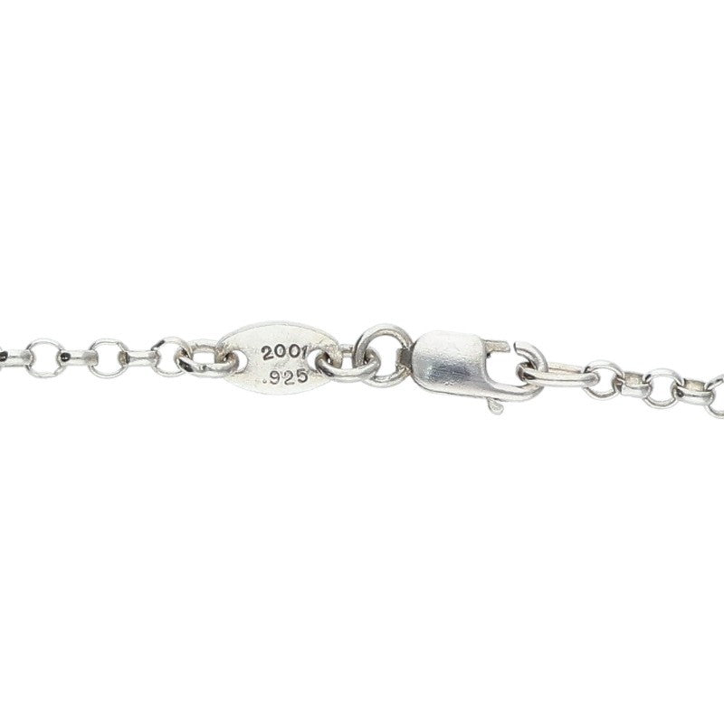 Chrome Hearts Roll Chain Silver Necklace Size 24 Inch