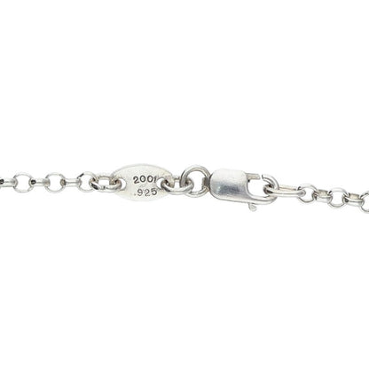 Chrome Hearts Roll Chain Silver Necklace Size 24 Inch