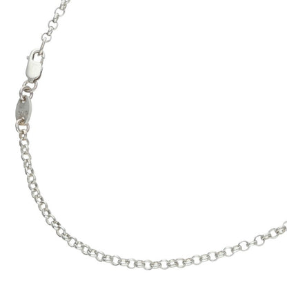 Chrome Hearts Roll Chain Silver Necklace Size 24 Inch