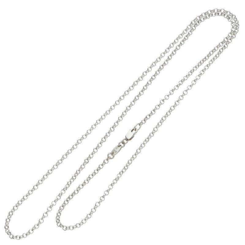 Chrome Hearts Roll Chain Silver Necklace Size 24 Inch