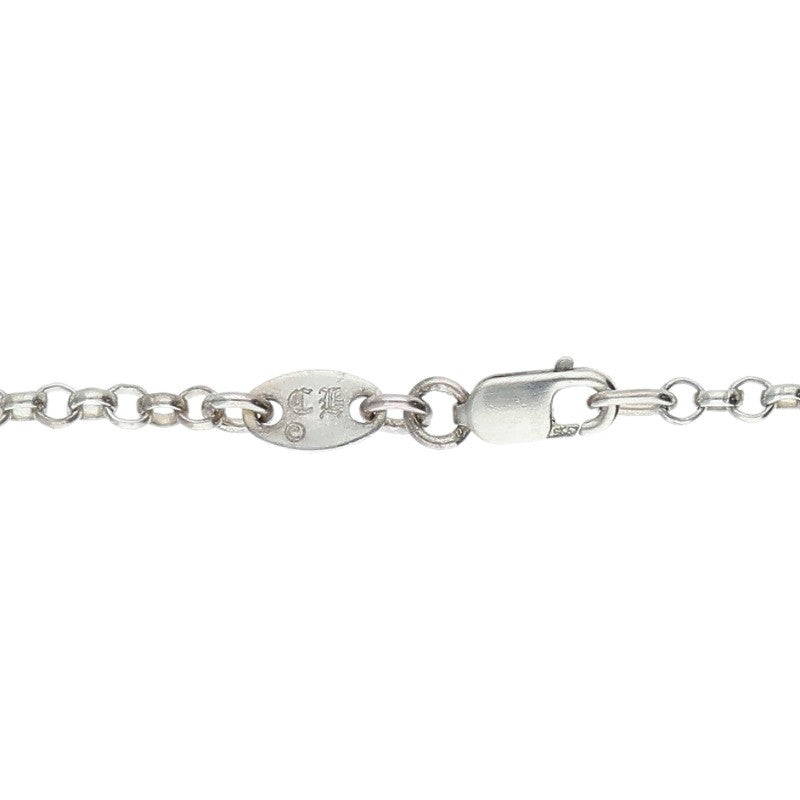 Chrome Hearts Roll Chain Silver Necklace Size 24 Inch