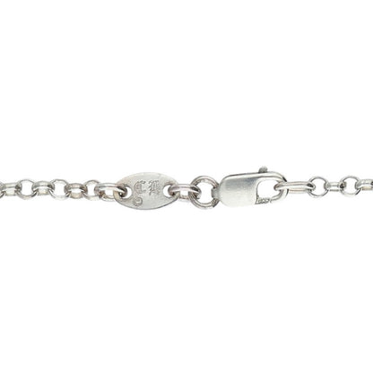 Chrome Hearts Roll Chain Silver Necklace Size 24 Inch