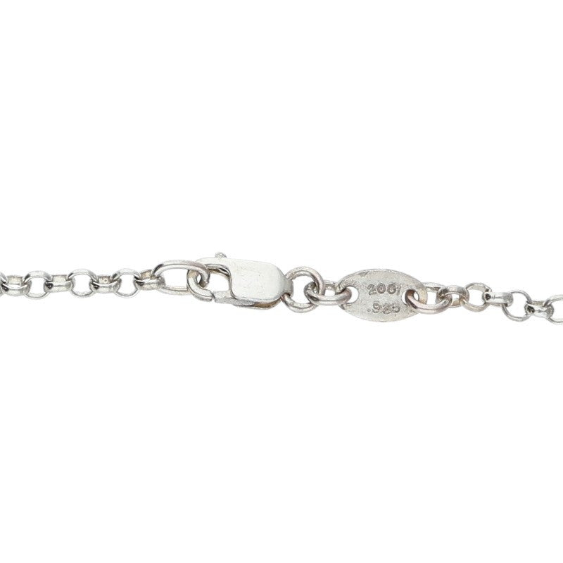 Chrome Hearts Roll Chain Silver Necklace Size 24 Inch