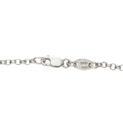 Chrome Hearts Roll Chain Silver Necklace Size 24 Inch