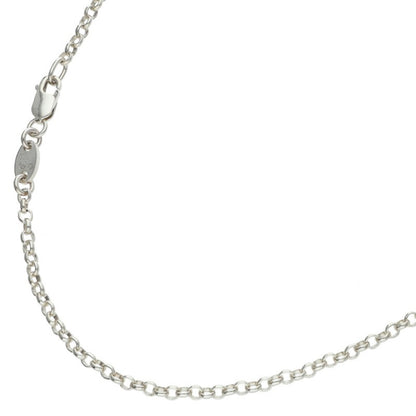 Chrome Hearts Roll Chain Necklace Silver Size 20 Inch