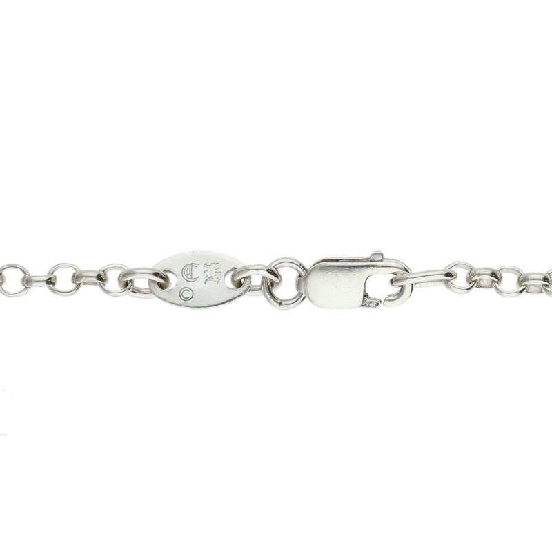 Chrome Hearts Roll Chain Necklace Silver Size 20 Inch