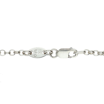 Chrome Hearts Roll Chain Necklace Silver Size 20 Inch