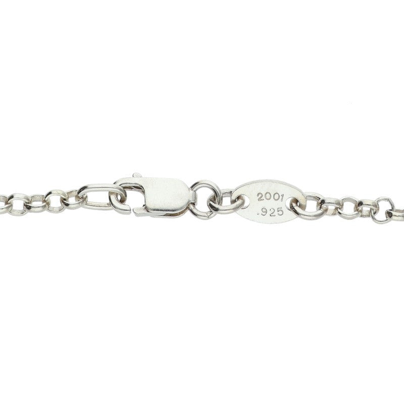 Chrome Hearts Roll Chain Necklace Silver Size 20 Inch