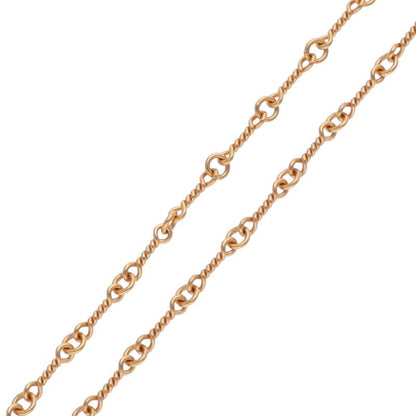 Chrome Hearts 22K Twist Chain Necklace Size 20 Inch
