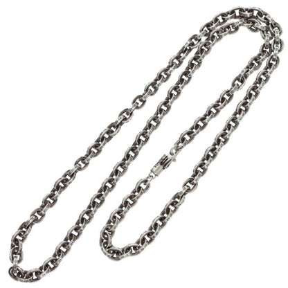 Chrome Hearts Paper Chain Silver Necklace Size 20 Inch