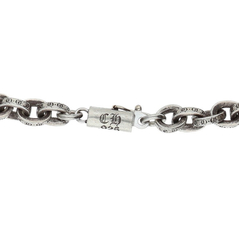 Chrome Hearts Paper Chain Silver Necklace Size 20 Inch