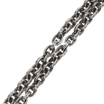 Chrome Hearts Paper Chain Silver Necklace Size 20 Inch