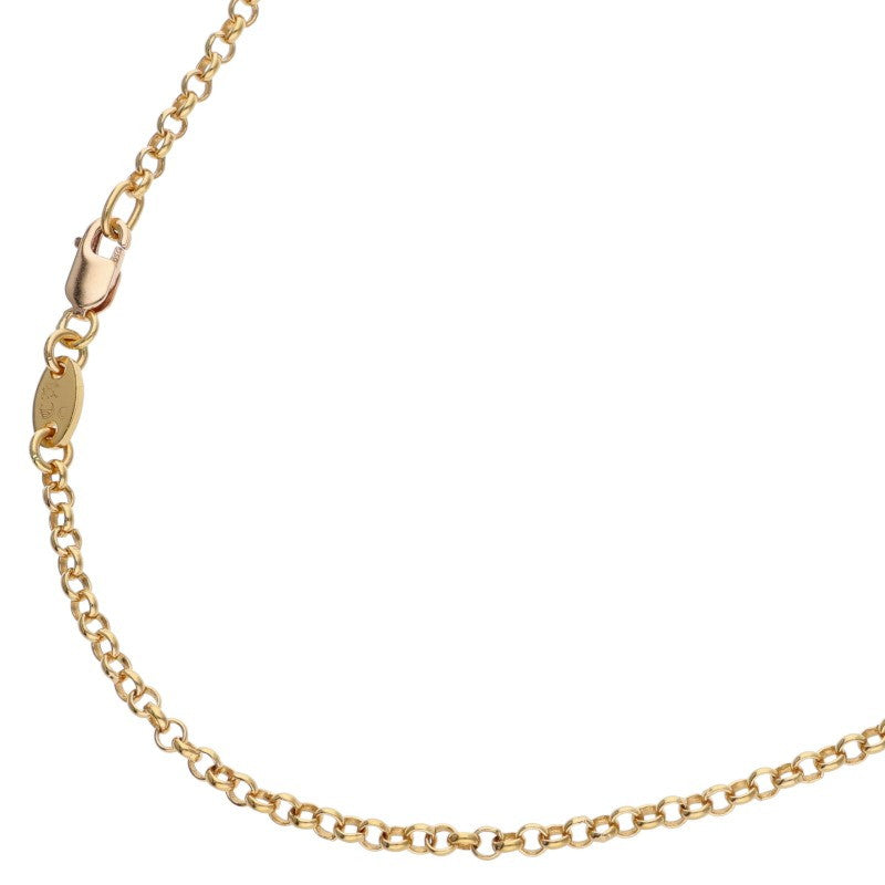 Chrome Hearts 22K Roll Chain Yellow Gold Size 18 Inch