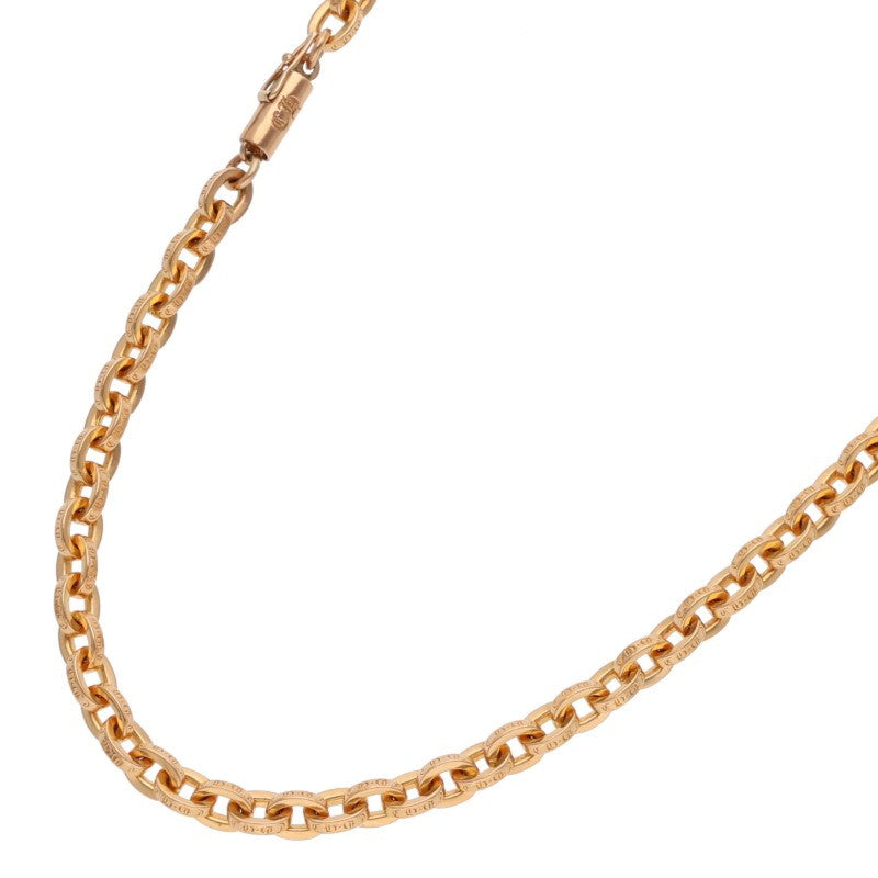 Chrome Hearts 22K Gold Paper Chain Necklace Size 20 Yellow