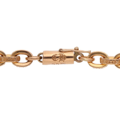 Chrome Hearts 22K Gold Paper Chain Necklace Size 20 Yellow