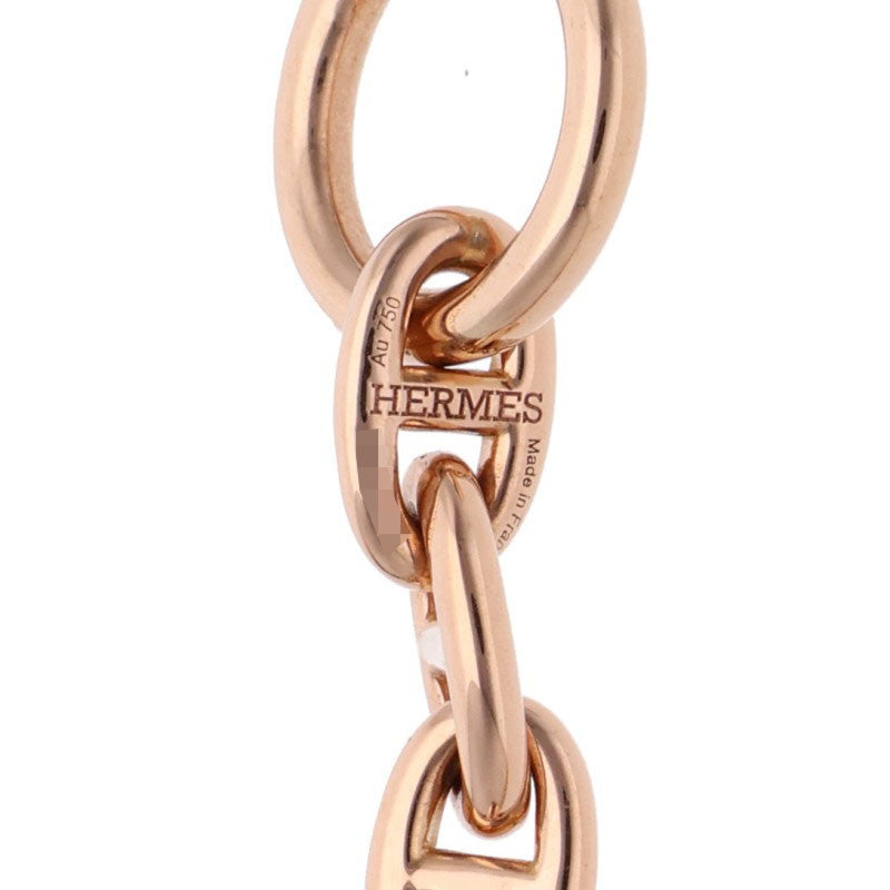 HERMES Chaine d'Ancre TPM 18K Pink Gold Necklace