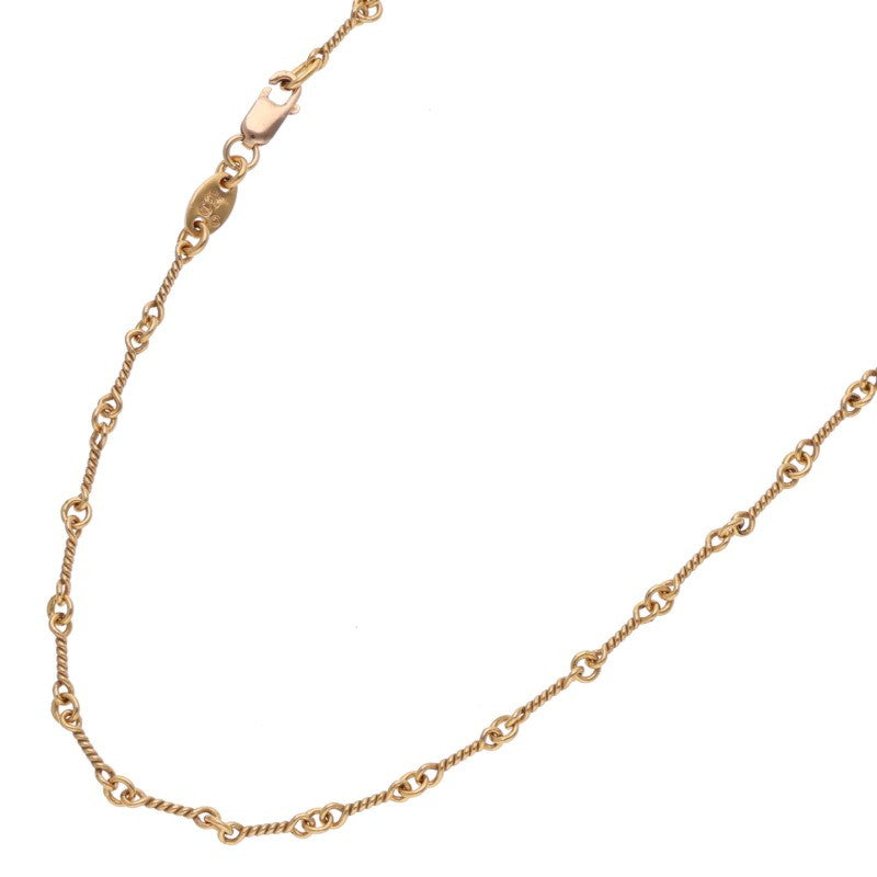 Chrome Hearts 22K Twist Chain Gold Necklace Size 18 Inch
