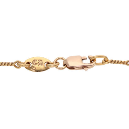 Chrome Hearts 22K Twist Chain Gold Necklace Size 18 Inch