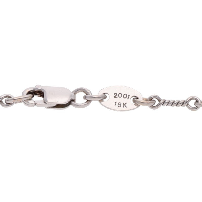 Chrome Hearts 18K White Gold Chain Necklace Size 24 Inch