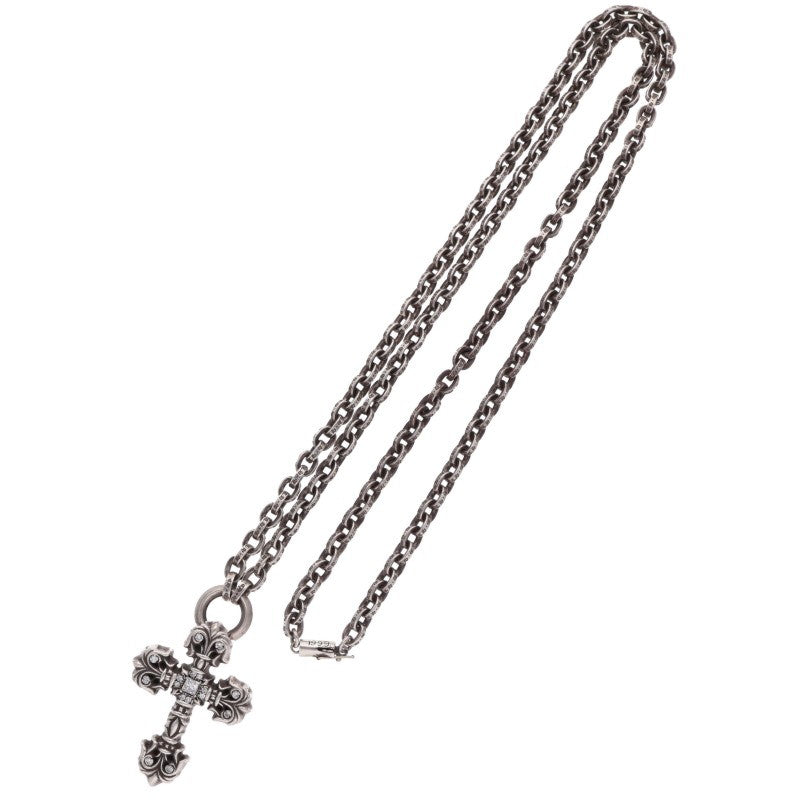 Chrome Hearts FILIG CROSS XS PAVE Diamond Necklace Size 30