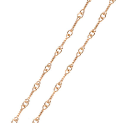 Chrome Hearts NECKCHAIN 22K Yellow Gold Twist Chain Necklace