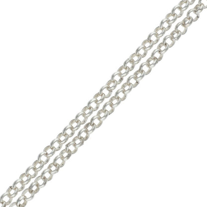 Chrome Hearts R18 Roll Chain Silver Necklace Size 18 Inch