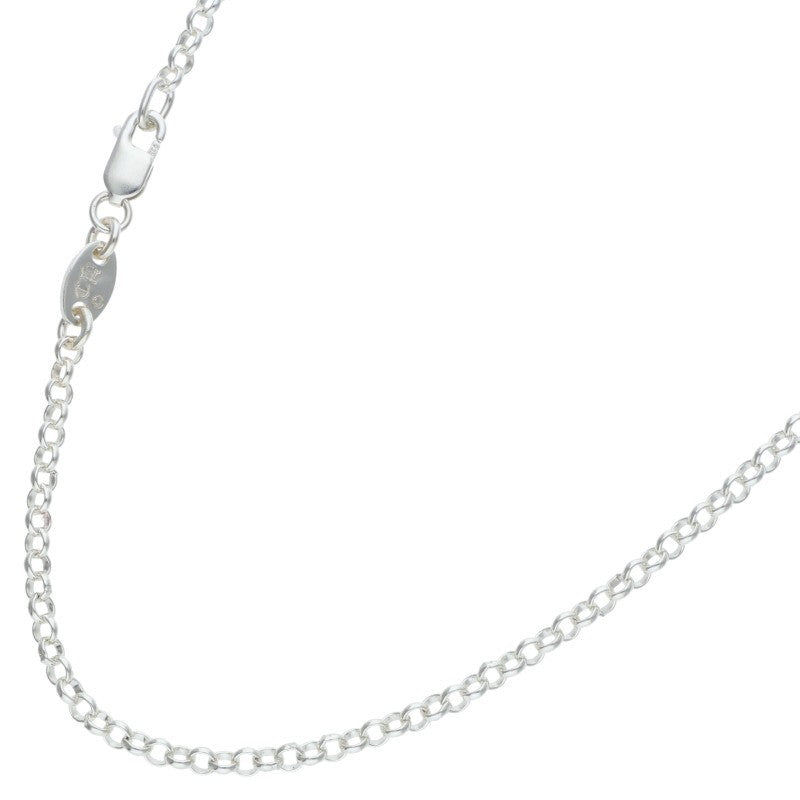 Chrome Hearts R18 Roll Chain Silver Necklace Size 18 Inch