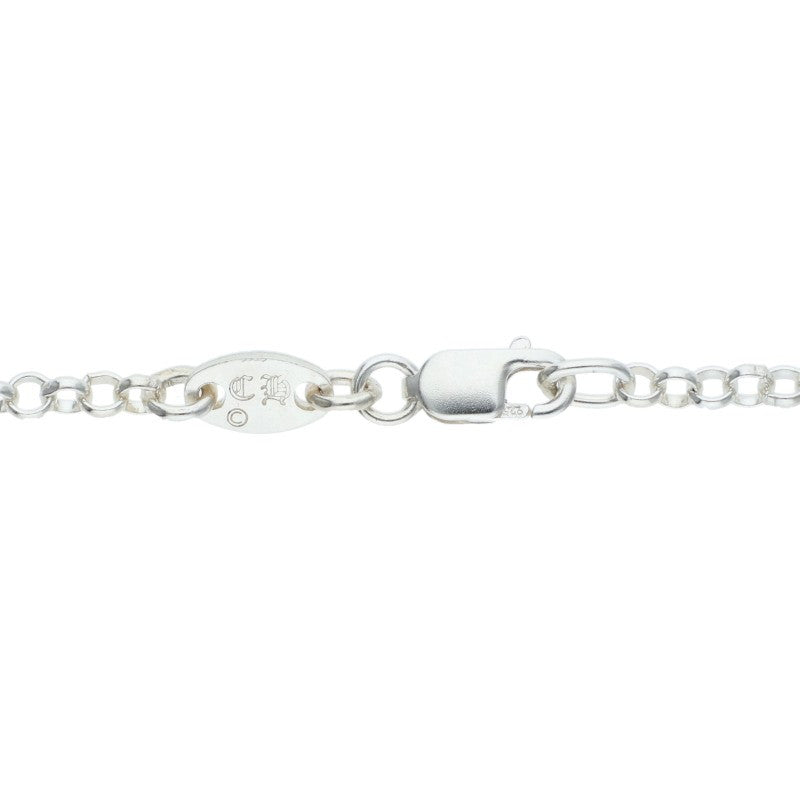 Chrome Hearts R18 Roll Chain Silver Necklace Size 18 Inch