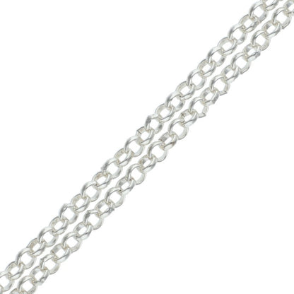 Chrome Hearts R18 Roll Chain Silver Necklace Size 18 Inch