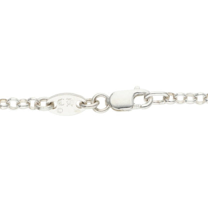 Chrome Hearts R18 Roll Chain Silver Necklace Size 18 Inch
