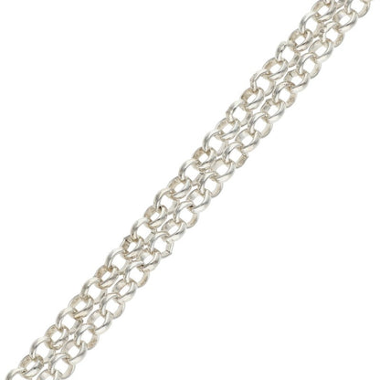 Chrome Hearts R18 Roll Chain Silver Necklace Size 18 Inch