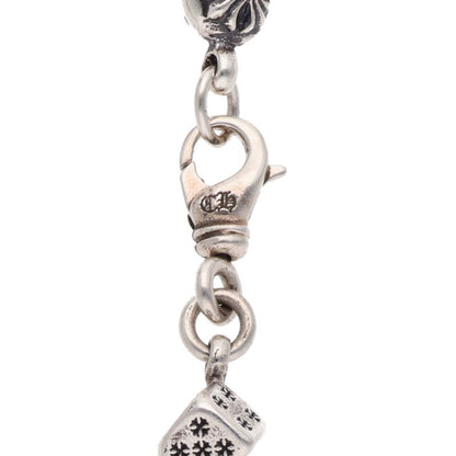 Chrome Hearts Dice Cross Ball Silver Necklace Size 23LINK