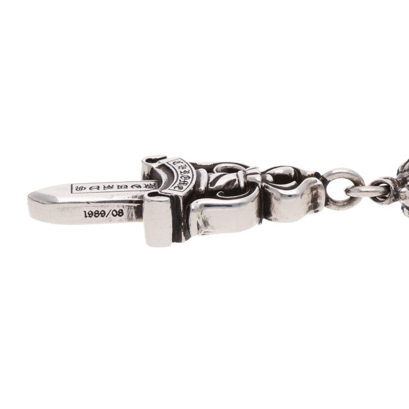 Chrome Hearts Cross Ball Chain Dagger Necklace Size 20 Inch