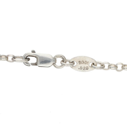 Chrome Hearts R30 Roll Chain Silver Necklace Size 30 Inch