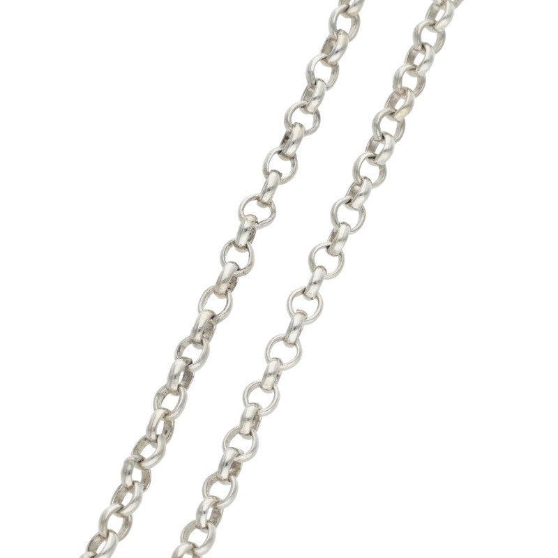 Chrome Hearts R30 Roll Chain Silver Necklace Size 30 Inch