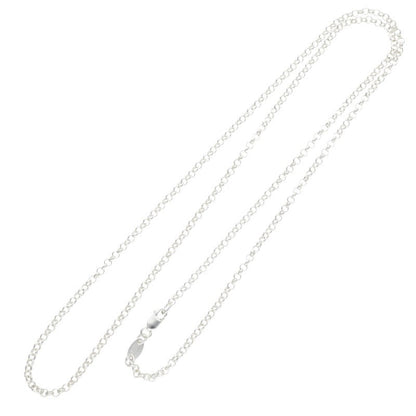 Chrome Hearts Roll Chain Silver Necklace Size 24 Inch