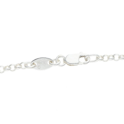 Chrome Hearts Roll Chain Silver Necklace Size 24 Inch