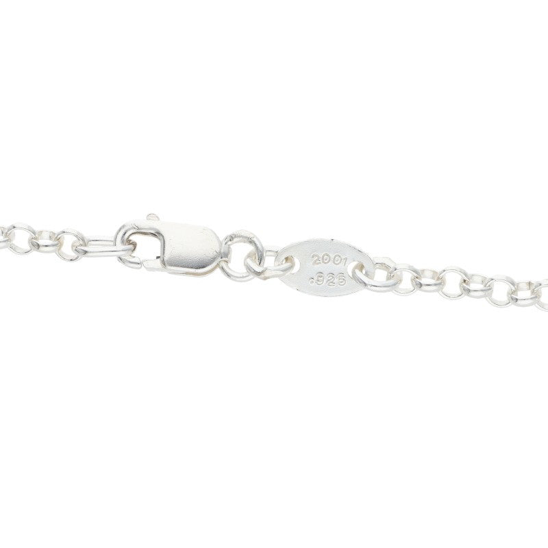 Chrome Hearts Roll Chain Silver Necklace Size 24 Inch