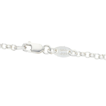 Chrome Hearts Roll Chain Silver Necklace Size 24 Inch