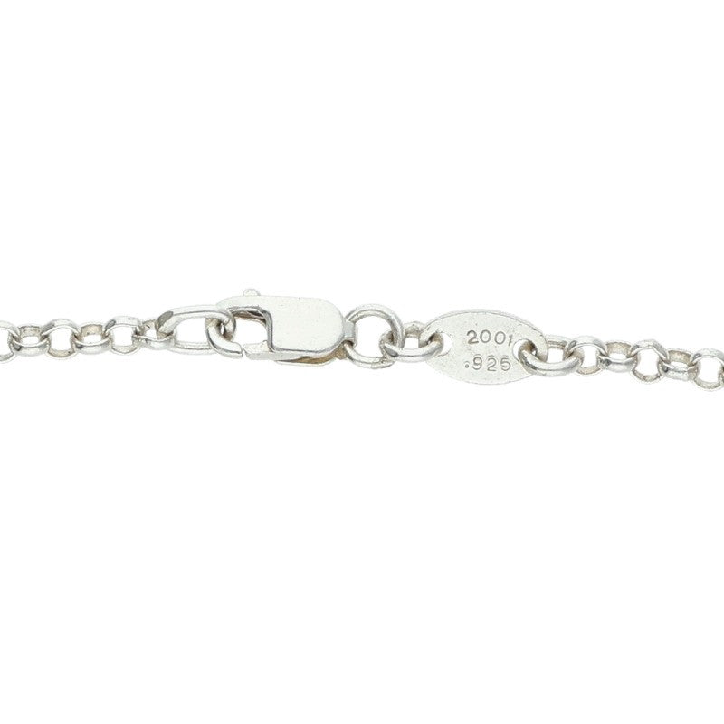 Chrome Hearts Roll Chain Silver Necklace Size 24 Inch