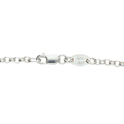 Chrome Hearts R24 Roll Chain Silver Necklace Size 24 Inch