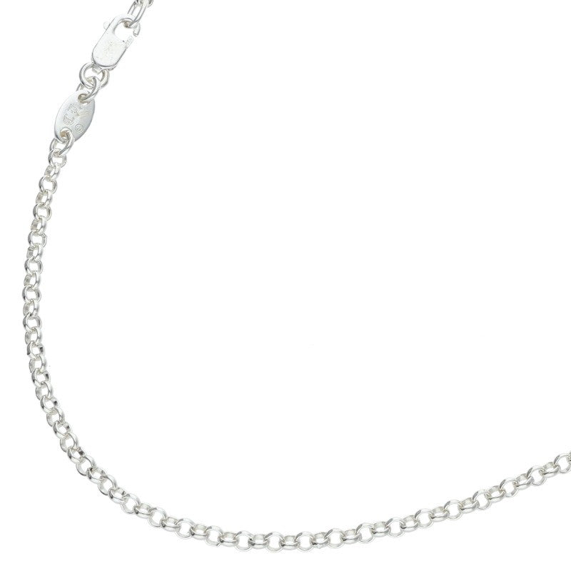 Chrome Hearts Roll Chain Silver Necklace Size 24 Inch