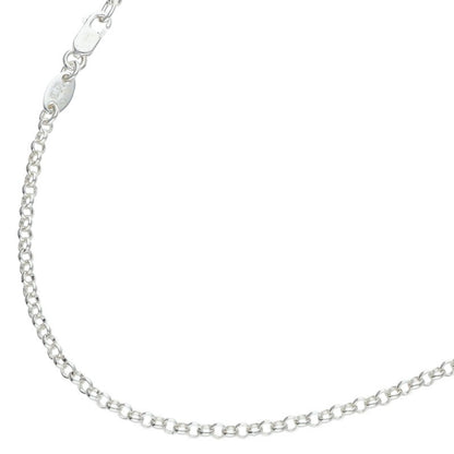 Chrome Hearts Roll Chain Silver Necklace Size 24 Inch