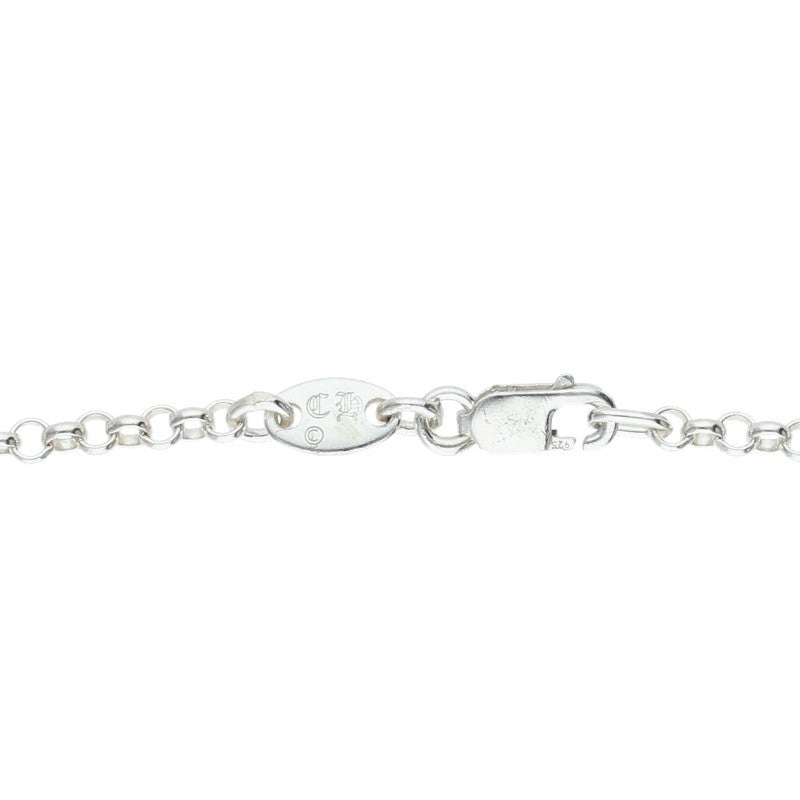 Chrome Hearts Roll Chain Silver Necklace Size 24 Inch