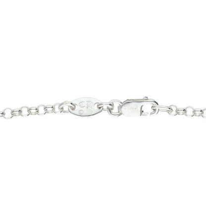 Chrome Hearts Roll Chain Silver Necklace Size 24 Inch