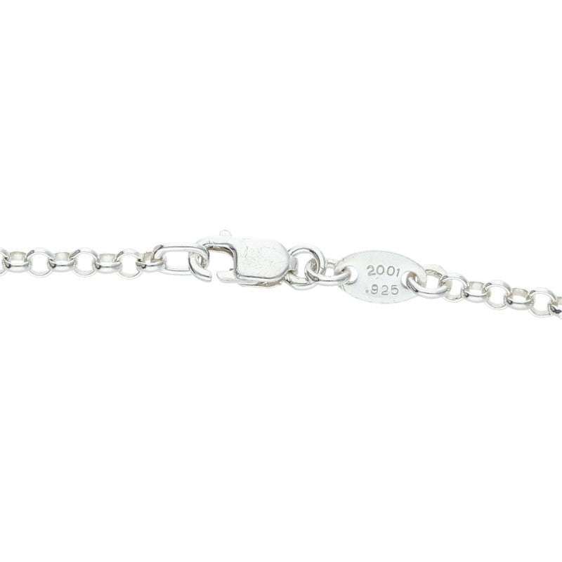 Chrome Hearts Roll Chain Silver Necklace Size 24 Inch