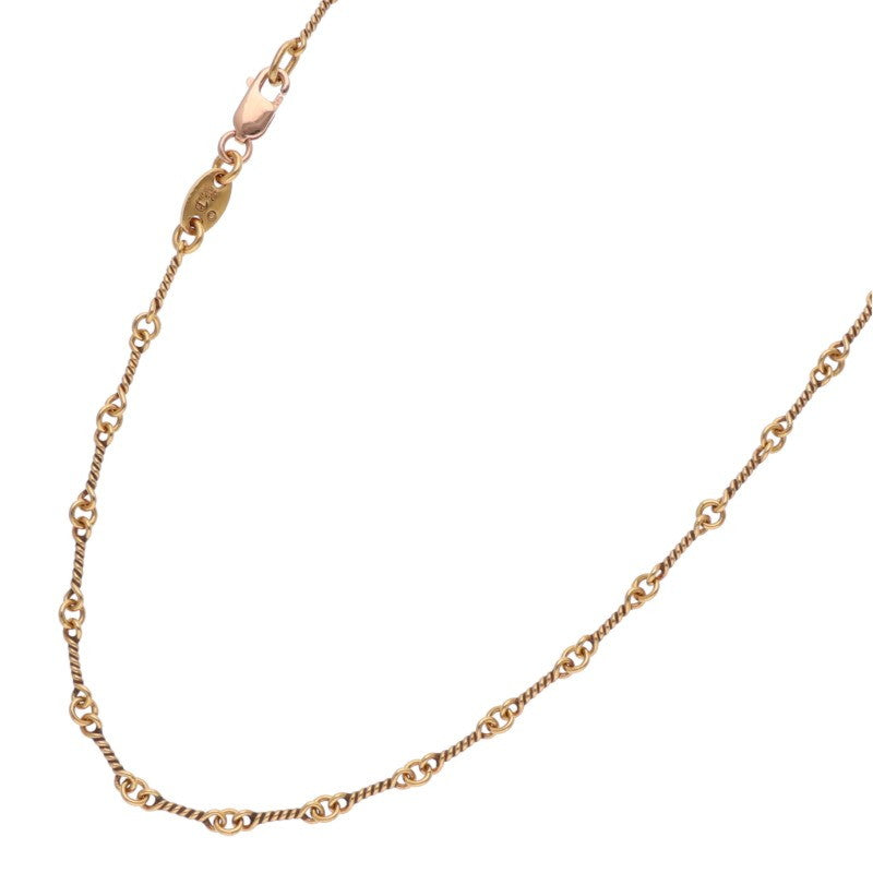Chrome Hearts 22K Twist Chain Gold Necklace Size 18 Inch
