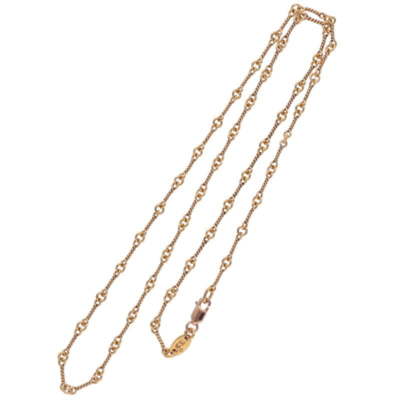 Chrome Hearts 22K Twist Chain Gold Necklace Size 18 Inch